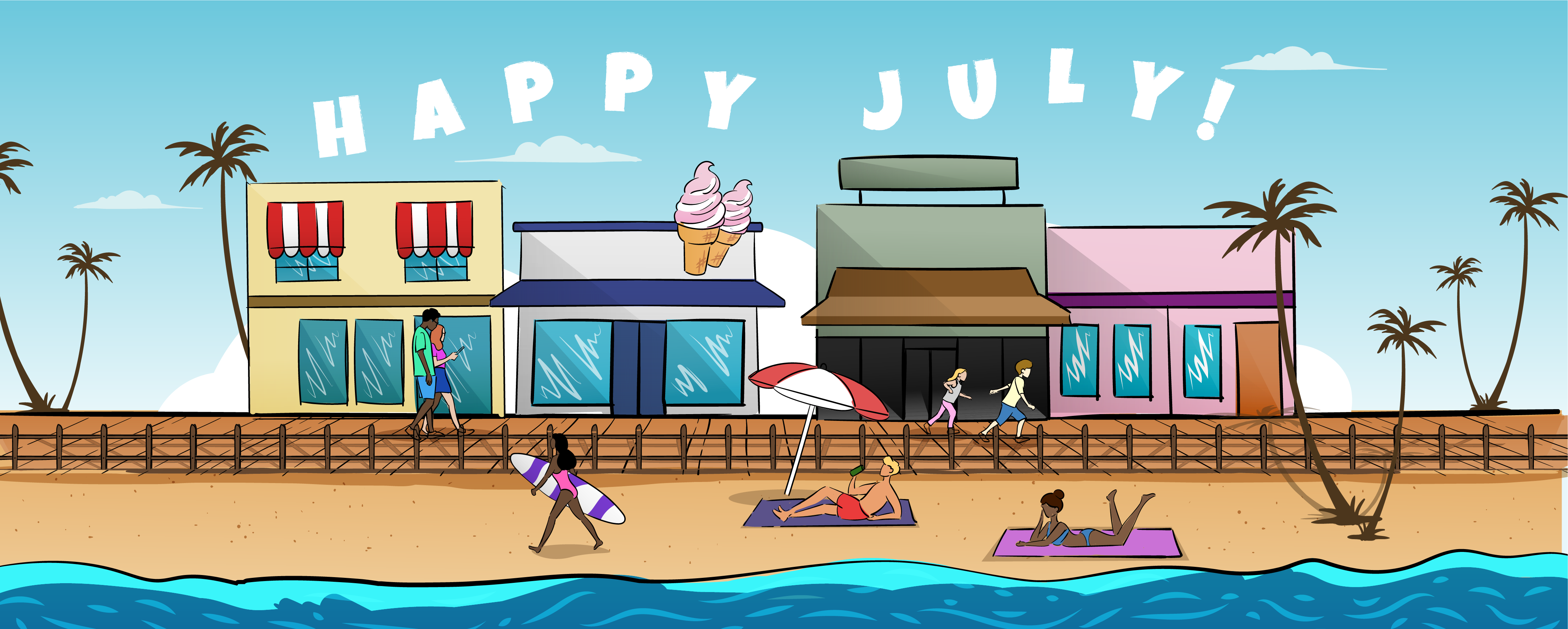 July Banner